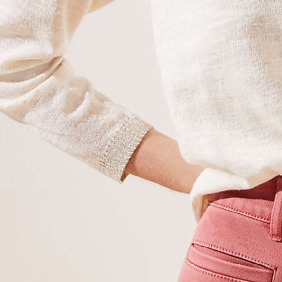 SHIMMER 3/4 SLEEVE SWEATER - Picture 3 of 3